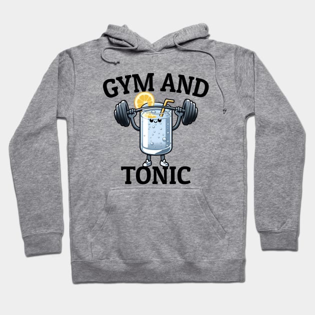 Gym and Tonic Hoodie by Alure Prints